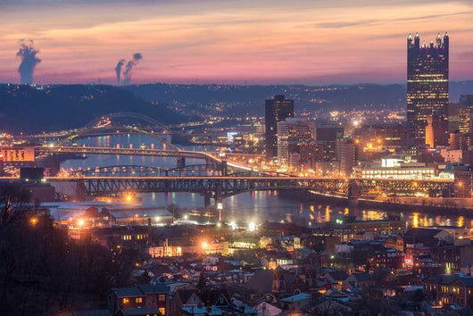 Looking down Monongahela Wall Decal