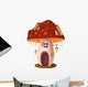 Mushroom House Wall Decal