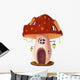 Mushroom House Wall Decal