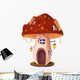 Mushroom House Wall Decal