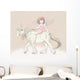 Girl's Decals Cute Little Wall Decal