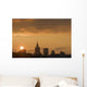 Sunset over Warsaw Wall Decal