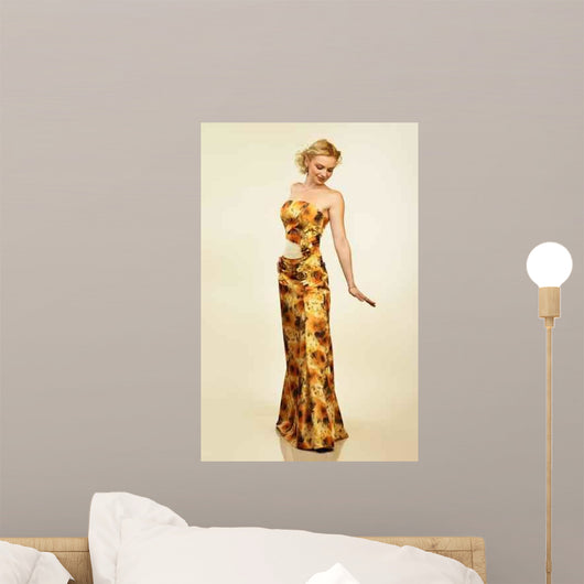 Beautiful Young Woman Evening Wall Decal