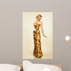 Beautiful Young Woman Evening Wall Decal