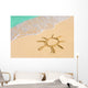 Drawing Sun Beach Wall Decal