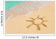 Drawing Sun Beach Wall Decal