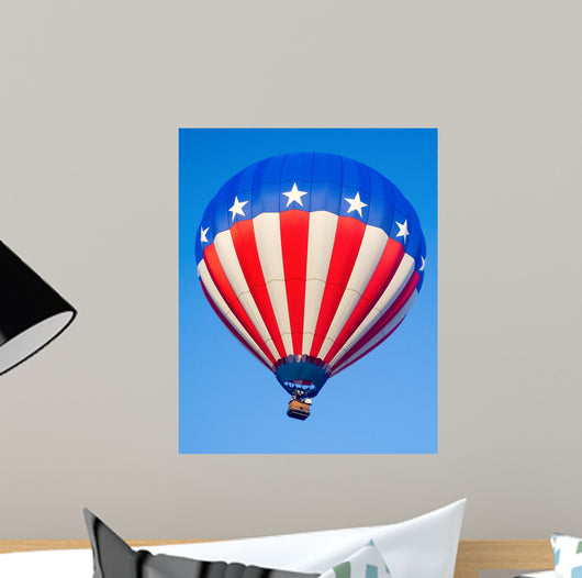 Stars and Stripes Flying Wall Decal