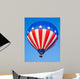 Stars and Stripes Flying Wall Decal