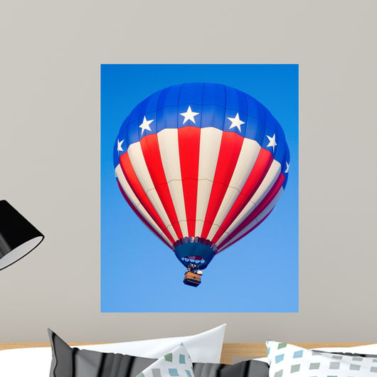 Stars and Stripes Flying Wall Decal
