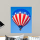 Stars and Stripes Flying Wall Decal