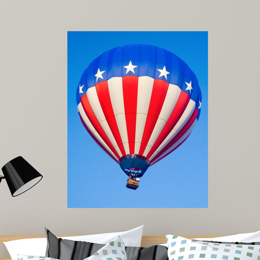 Stars and Stripes Flying Wall Decal