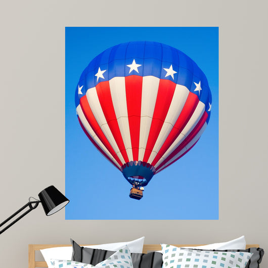 Stars and Stripes Flying Wall Decal