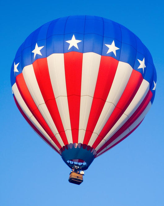 Stars and Stripes Flying Wall Decal