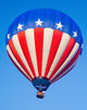 Stars and Stripes Flying Wall Decal