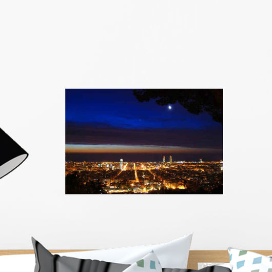 Barcelona Noche Wall Decal