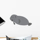 Cute Cartoon Manatee Wall Decal