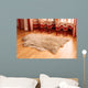 Sheepskin Carpet Wooden Floor Wall Decal