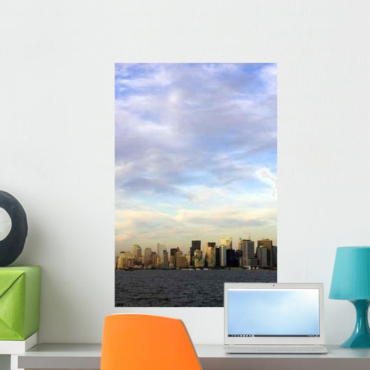 Iew Downtown Manhattan Wall Decal