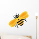 Yellow Bumble Bee Wall Decal