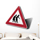 Elderly People Sign Wall Decal