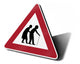 Elderly People Sign Wall Decal