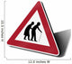 Elderly People Sign Wall Decal