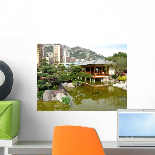 Le Jardin Japonais Monaco Wall Decal