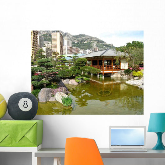 Le Jardin Japonais Monaco Wall Decal
