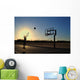 Teen Boy Shooting Basketball Wall Decal
