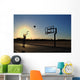 Teen Boy Shooting Basketball Wall Decal