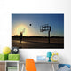 Teen Boy Shooting Basketball Wall Decal