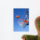 Basketball Shot Heading toward Wall Decal