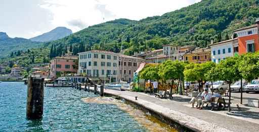Small Village Gargnano Wall Decal Design 1