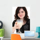 Beautiful Teen Girl Drinking Wall Decal