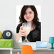 Beautiful Teen Girl Drinking Wall Decal