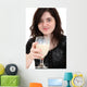 Beautiful Teen Girl Drinking Wall Decal