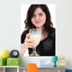 Beautiful Teen Girl Drinking Wall Decal