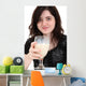 Beautiful Teen Girl Drinking Wall Decal