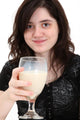Beautiful Teen Girl Drinking Wall Decal