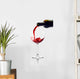 Red Wine Pouring down Wall Decal