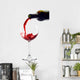 Red Wine Pouring down Wall Decal