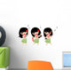 Hawaiian Hula Girl Wall Stickers Wall Decal