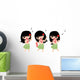 Hawaiian Hula Girl Wall Stickers Wall Decal
