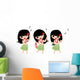 Hawaiian Hula Girl Wall Stickers Wall Decal