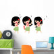 Hawaiian Hula Girl Wall Stickers Wall Decal