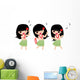 Hawaiian Hula Girl Wall Stickers Wall Decal