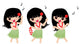 Hawaiian Hula Girl Wall Stickers Wall Decal