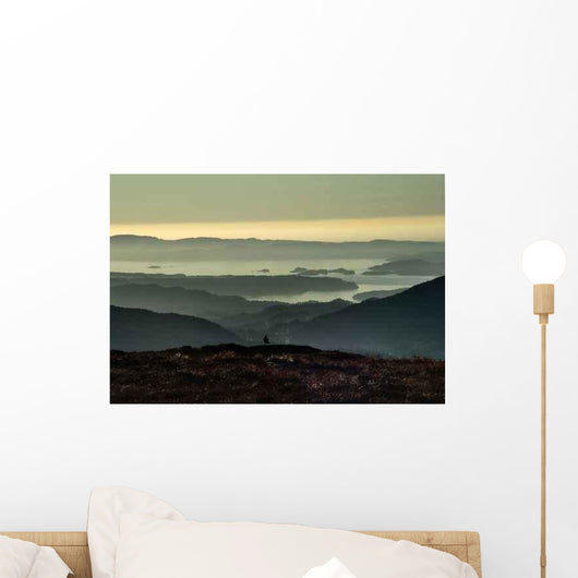 Norwegian Mountains Wall Decal