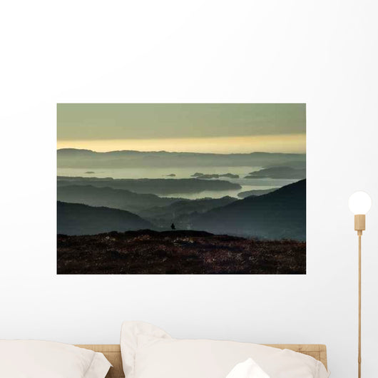 Norwegian Mountains Wall Decal