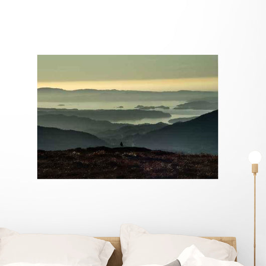 Norwegian Mountains Wall Decal